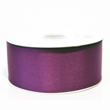 Plum - Grosgrain Ribbon Solid Color 25 Yards - ( W: 1 - 1/2 Inch | L: 25 Yards ) BBCrafts.com