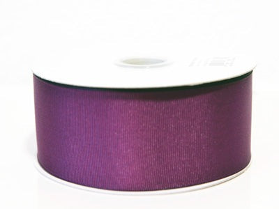Plum - Grosgrain Ribbon Solid Color 25 Yards - ( W: 5/8 Inch | L: 25 Yards ) BBCrafts.com