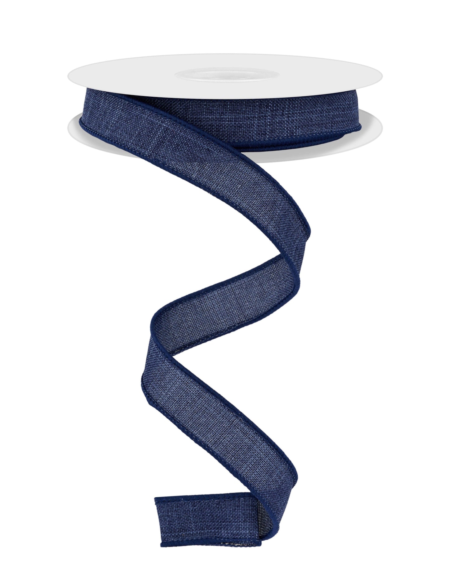5/8 Inch x 10 Yards Royal Burlap Ribbon - Navy Blue