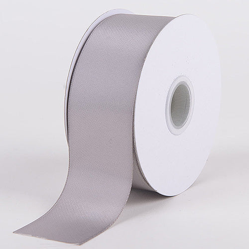 Silver - Satin Ribbon Double Face - ( W: 5/8 Inch | L: 25 Yards ) BBCrafts.com