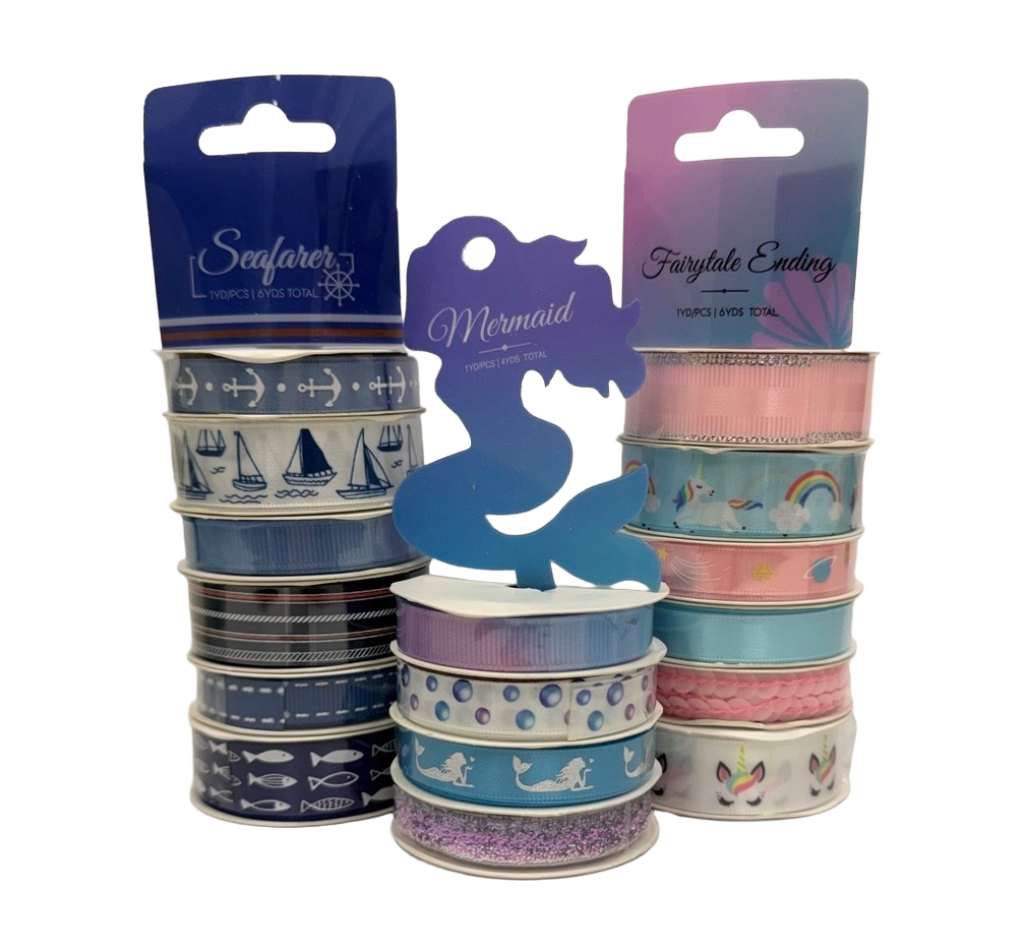 Marine | Mermaid | Unicorn DIY Ribbon Gift - Set of 3