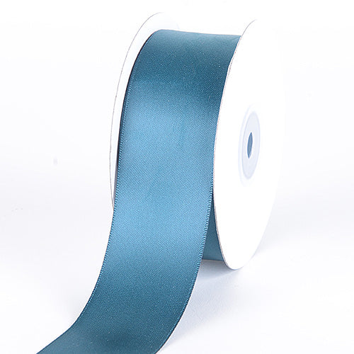 Teal - Satin Ribbon Double Face - ( W: 1 - 1/2 Inch | L: 25 Yards ) BBCrafts.com