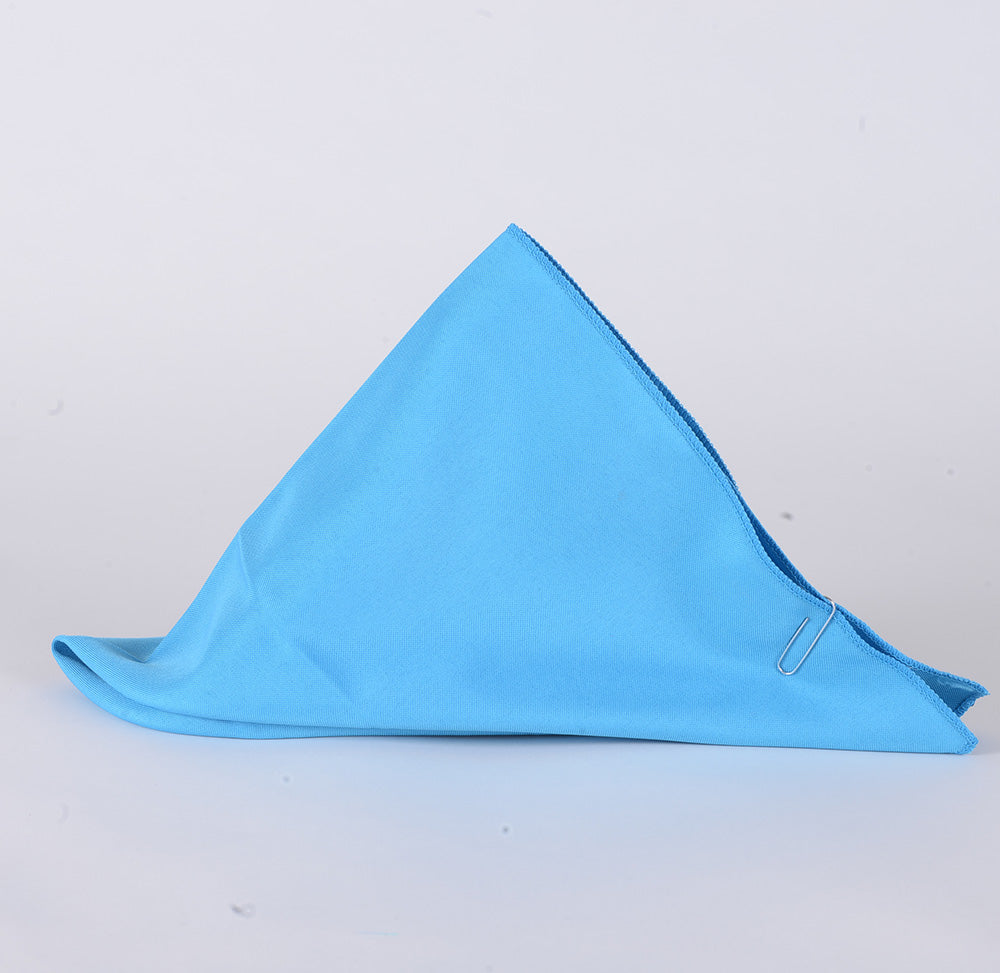 Turquoise - 20 x 20 Polyester Napkins - 20 x 20 - 5 Pieces | 5 Napkins