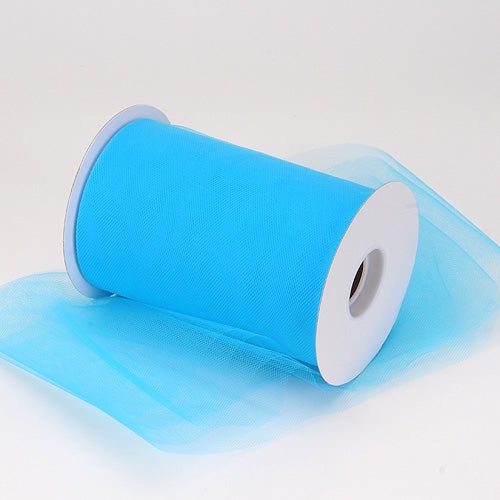 Turquoise - Premium Tulle 100 Yards W: 6 Inch | L: 100 Yards