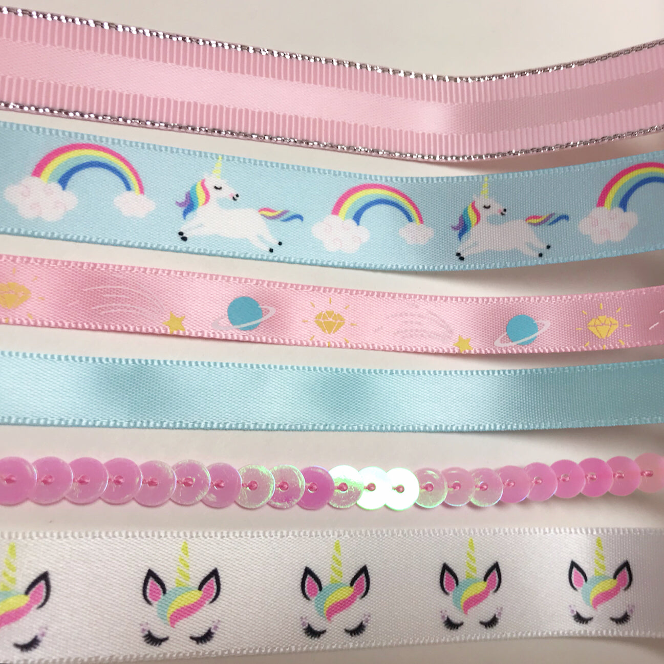 Unicorn DIY Ribbon Gift Set BBCrafts.com