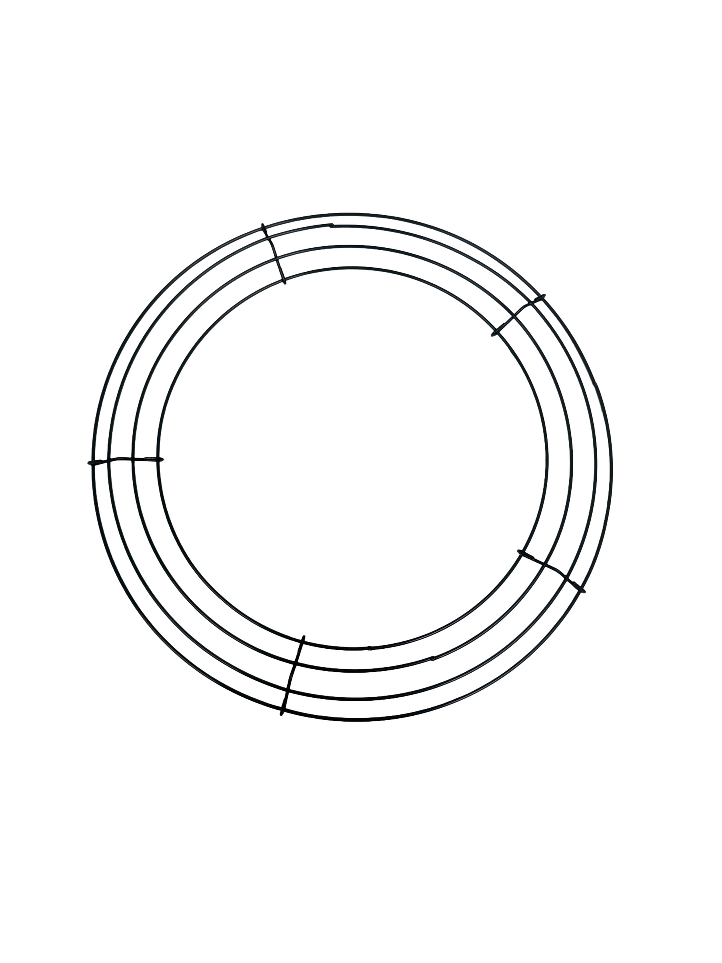 12 Inch Flat Wreath Wire Frames - Bundle of 6pcs