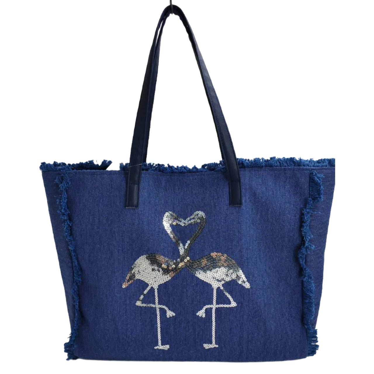 Women’s Beach Tote Bags Combo Set of 3 – Pastel, Blue Flamingo & Lime Green Anchor Canvas Large Pool & Travel Totes