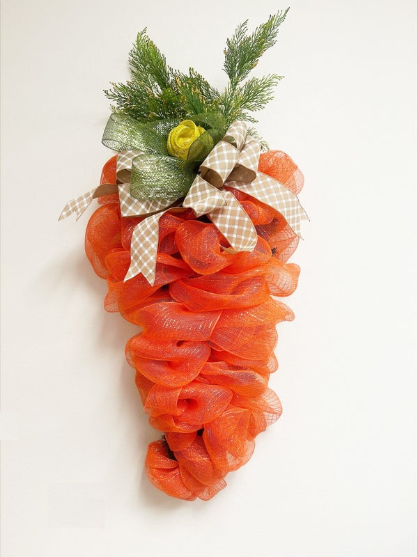 Easter Carrot Wreath - 46 Inch - Made By Designer Genine