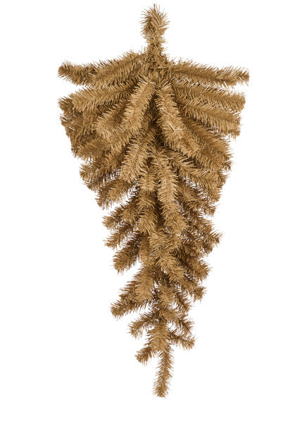 24 Inch Burlap Teardrop Swag, 50 Tips