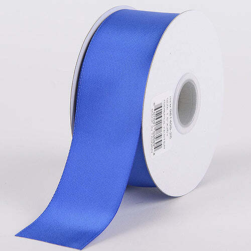 Royal Blue - Satin Ribbon Double Face - ( W: 1 - 1/2 Inch | L: 25 Yards )