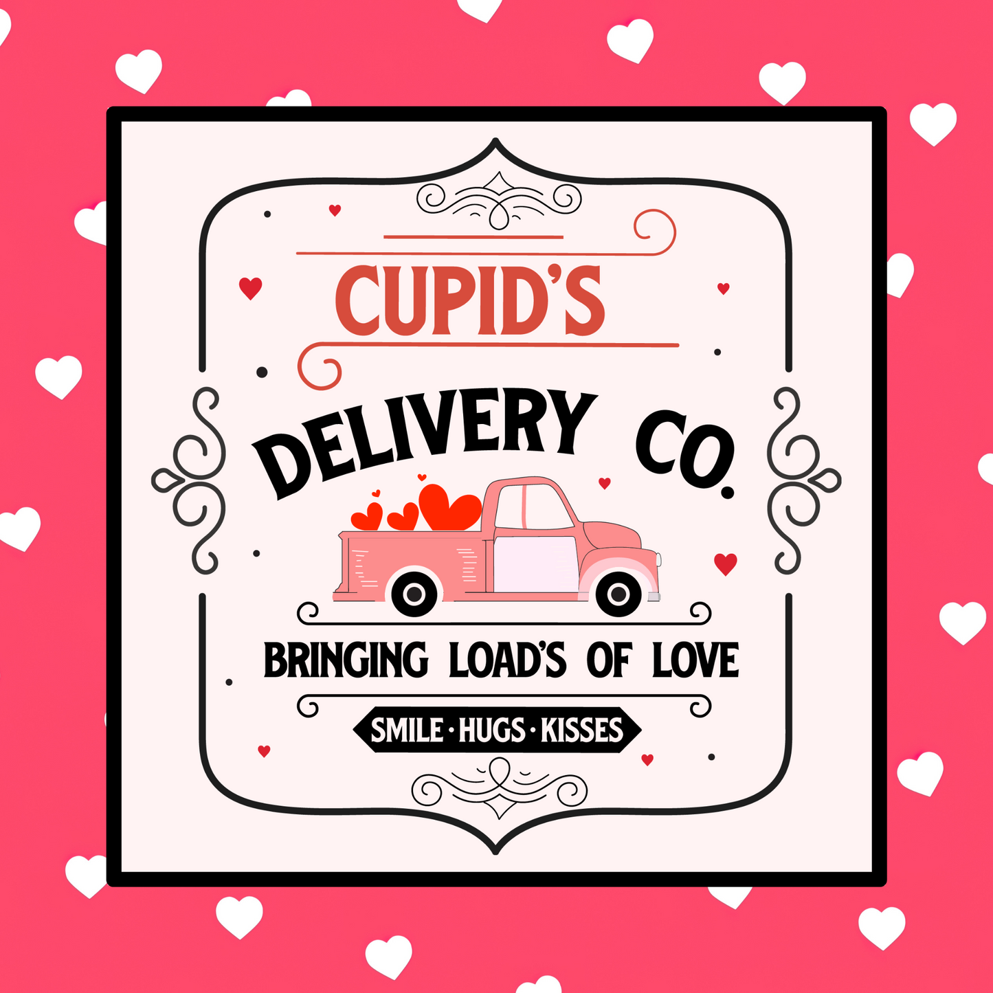 Valentine's Day Cupid's & Co Metal Sign - Made in USA