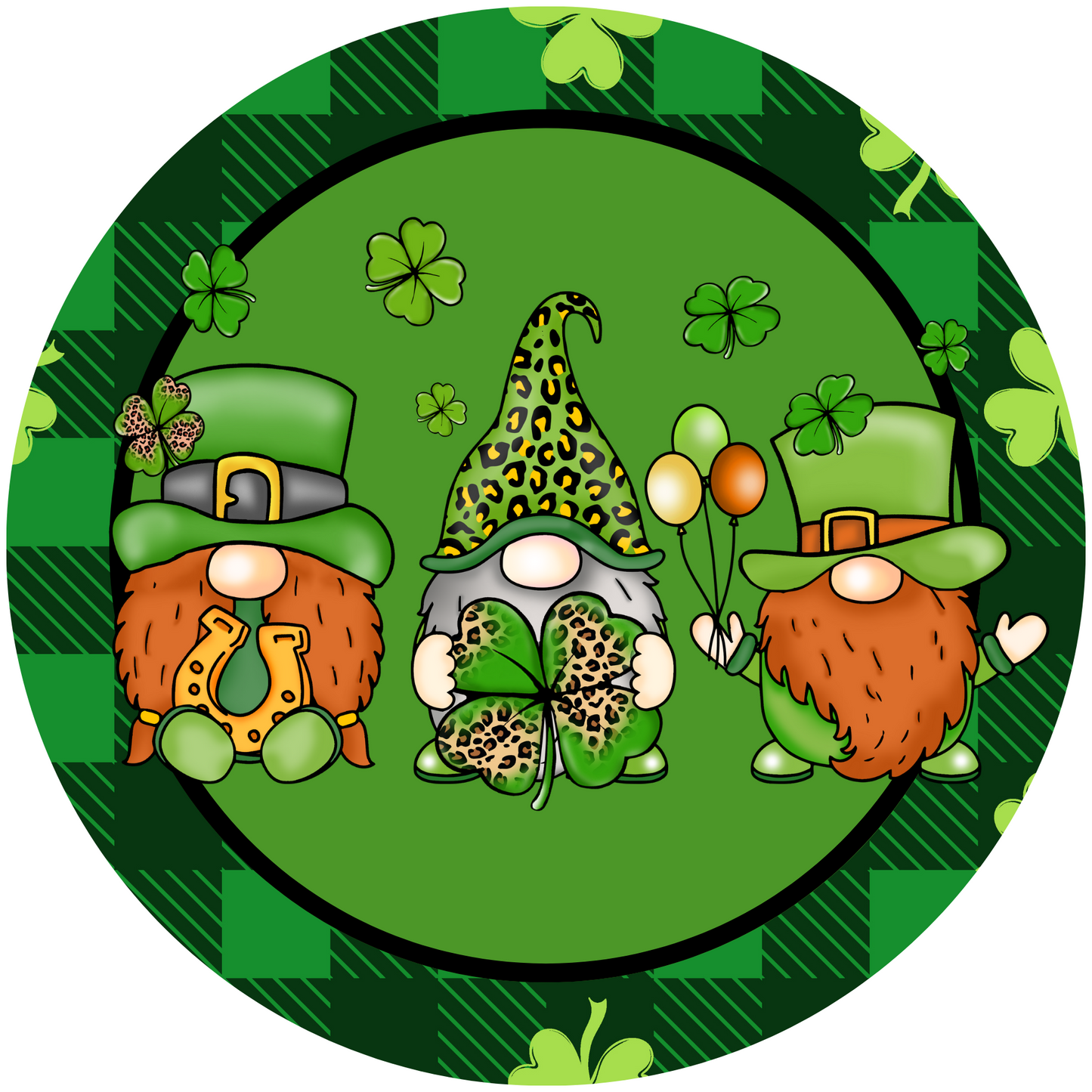 Saint Patrick Gnome Metal / Vinyl Sign - Made in USA