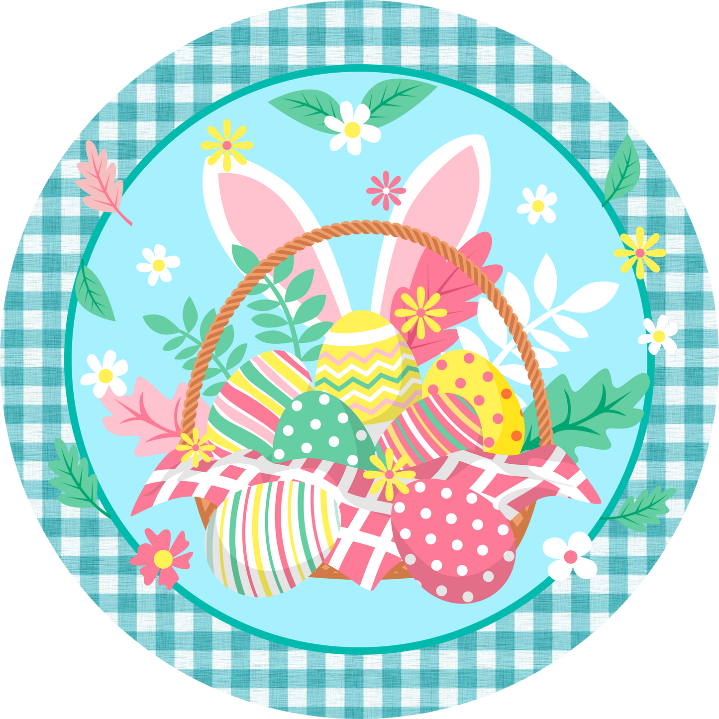 Easter Eggs Easter Metal / Vinyl Sign - Made in USA