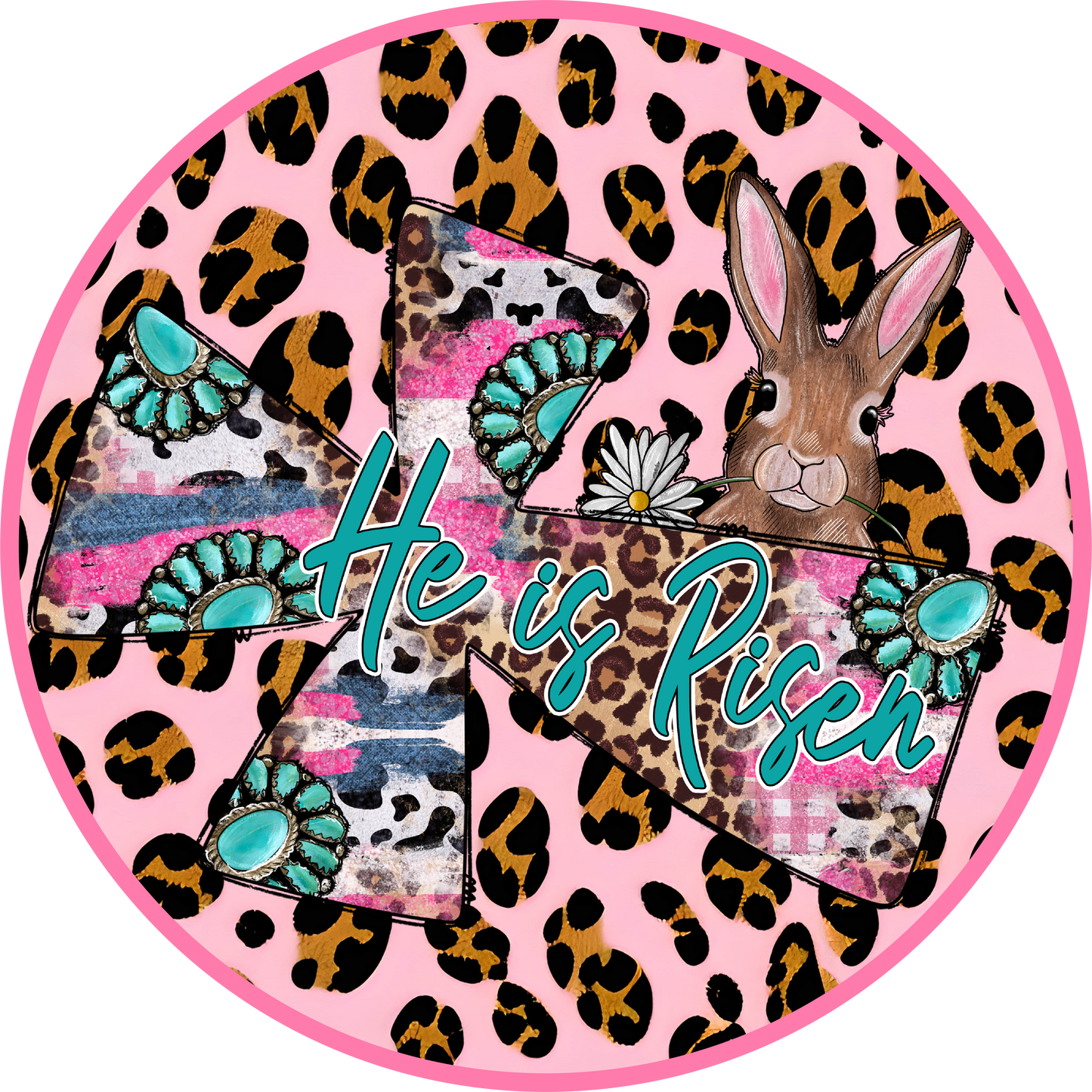 Easter He is Risen Metal / Vinyl Sign - Made in USA