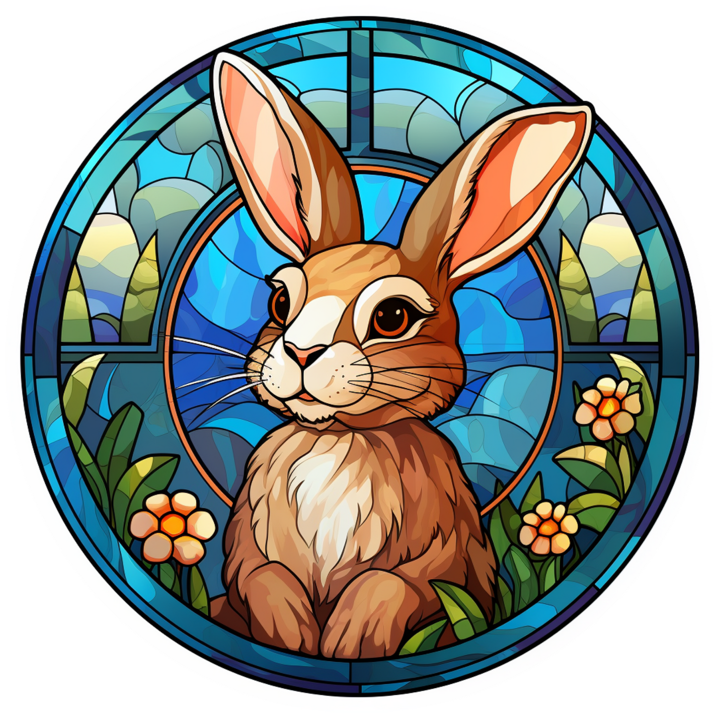 Bunny Rabbit Metal / Vinyl Sign - Made in USA