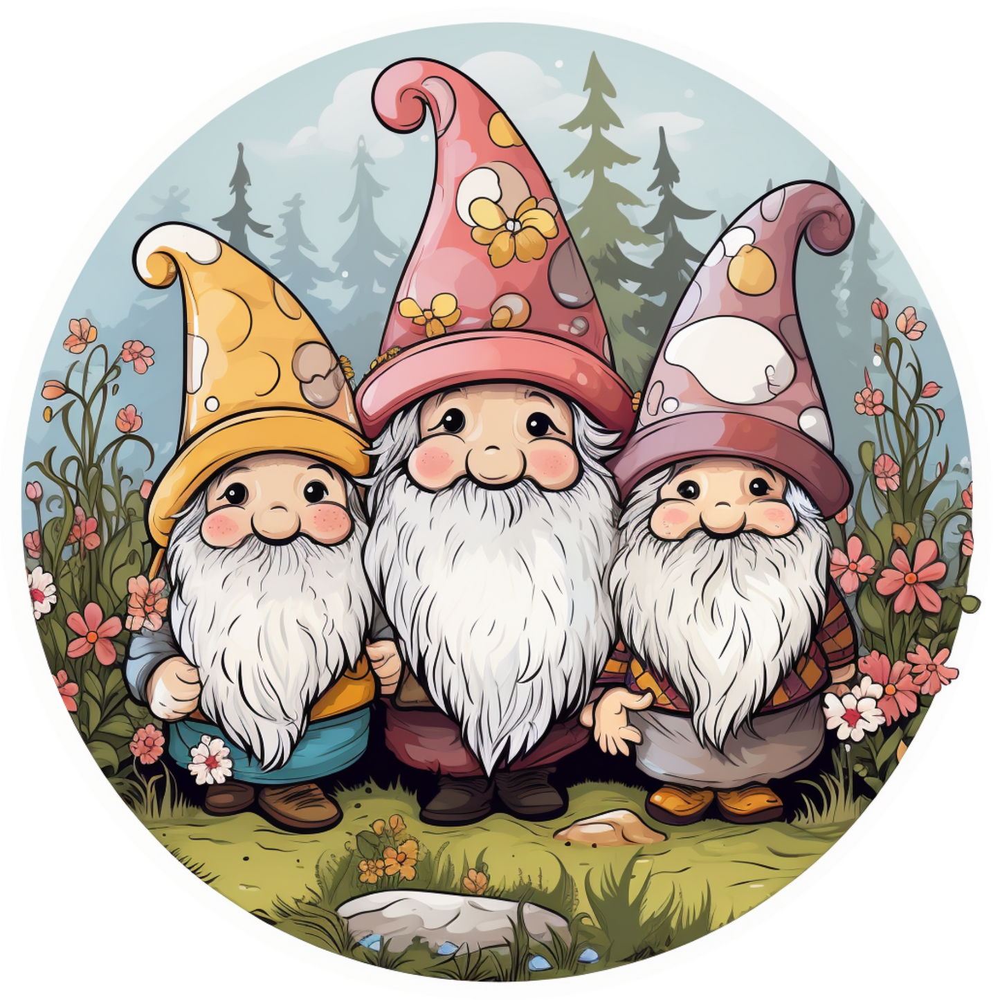 Gnome's Family Metal / Vinyl Sign - Made in USA