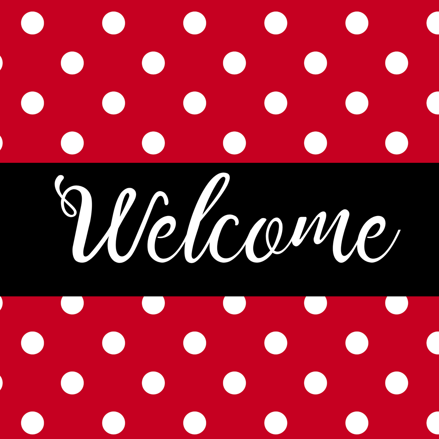 Welcome Metal Sign - Made in USA