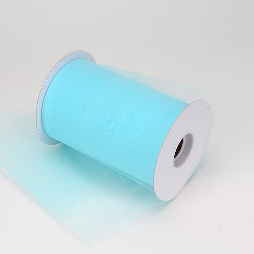 Aqua Blue - Premium Tulle 100 Yards W: 6 Inch | L: 100 Yards