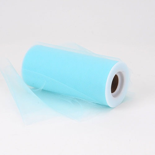 Aqua Blue - Premium Tulle Fabric 6 Inch | 25 Yards