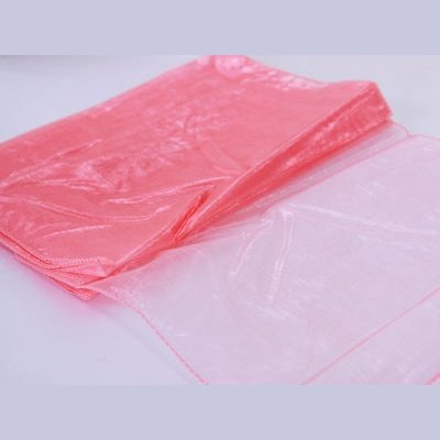 Coral - Organza Table Runners - 14 inch x 108 inches