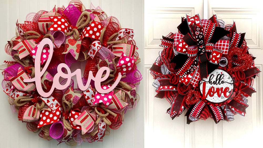 Crafting Love: A DIY Valentine's Day Wreath to Adorn Your Door
