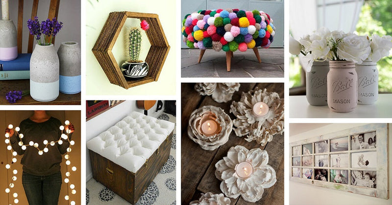 12 Super Pretty DIY Projects to Do When Bored at Home BBCrafts.com