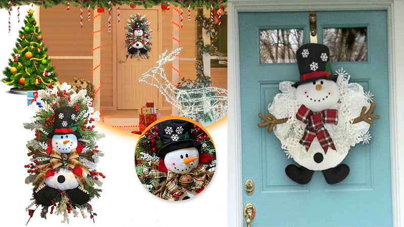 Winter Whimsy: Crafting Your Frosty Snowman Christmas Wreath