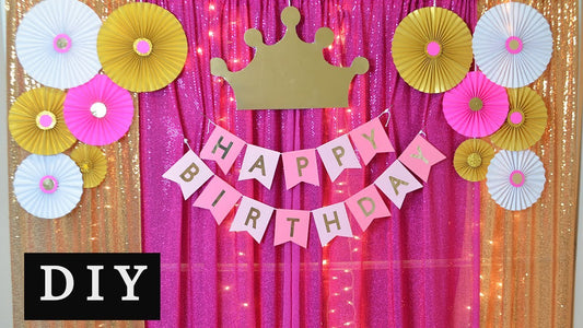 3 Awesome DIY Birthday Decoration Ideas to Host a Memorable Bash BBCrafts.com