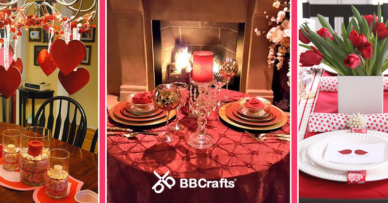 5 Valentine’s Day Table Decoration Ideas to Impress Your Other Half BBCrafts.com