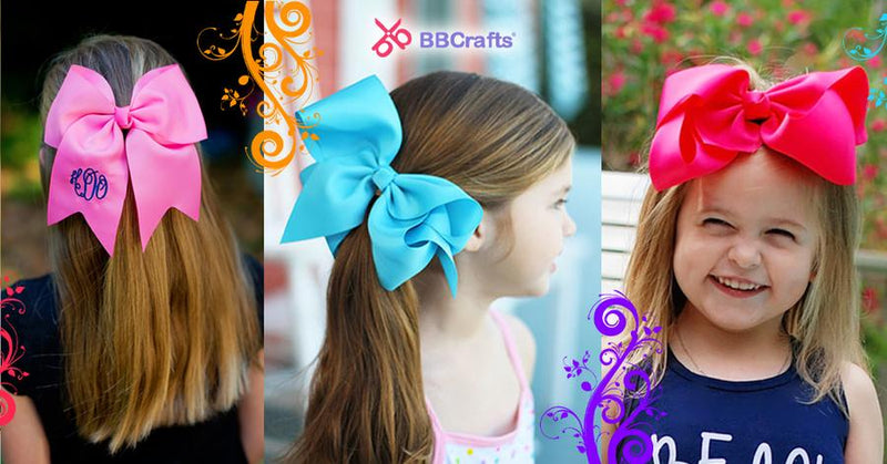 6 Chic and Easy to Make Hair Bows for Your Little Princess BBCrafts.com