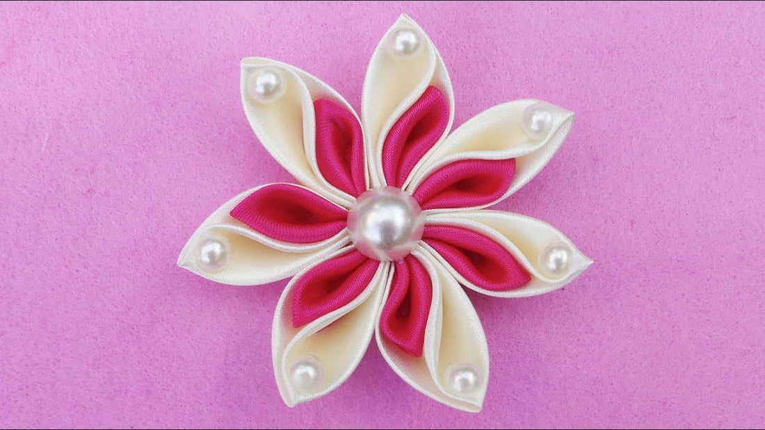 6 Outstanding Ways to Make Beautiful Ribbons Flowers – BBCrafts.com
