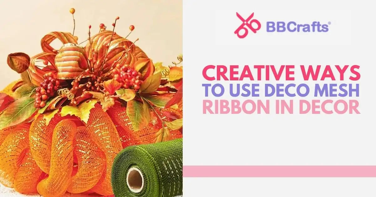 Organic Mesh Pattern Ribbon Creative Ways to Use Deco Mesh Ribbon in Decor – BBCrafts.com