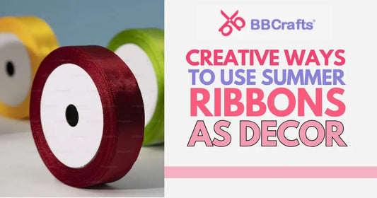 Summer Creative Ways to Use Summer Ribbons as Decors