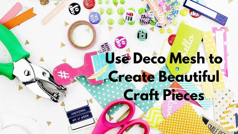 How You Can Use Deco Mesh to Create 3 Beautiful Craft Pieces for Any Occasion? BBCrafts.com