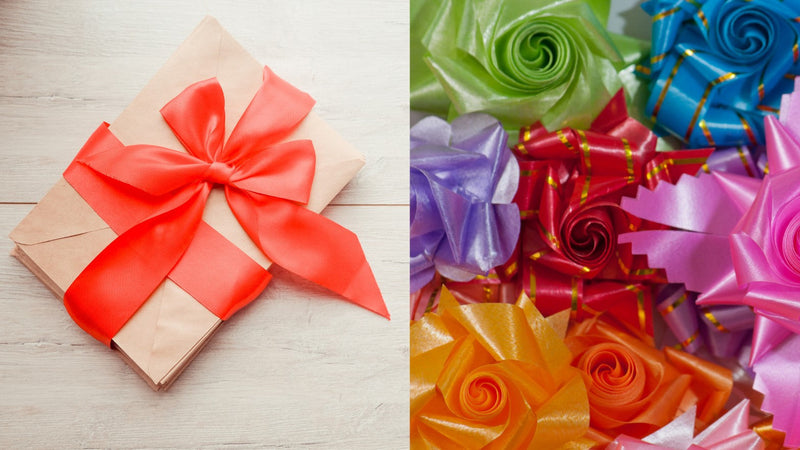 How to Make an Envelope Card and Colorful Flowers with Ribbons? BBCrafts.com