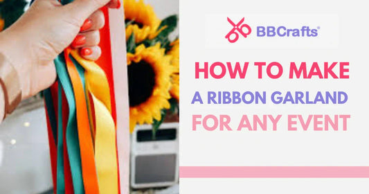 How to Make a Ribbon Garland for Any Event