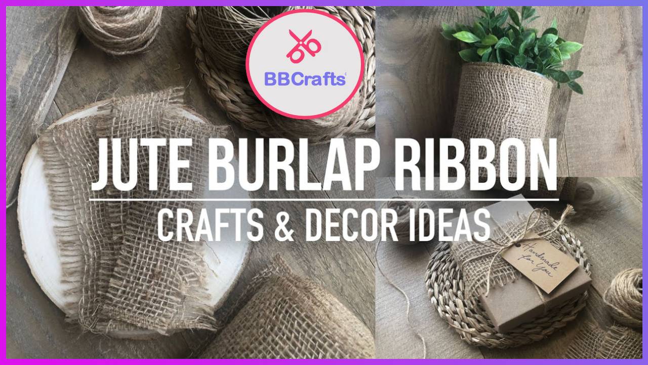 Unveiling Vintage Elegance: Transform Your Decor with Jute Burlap Ribbon BBCrafts.com