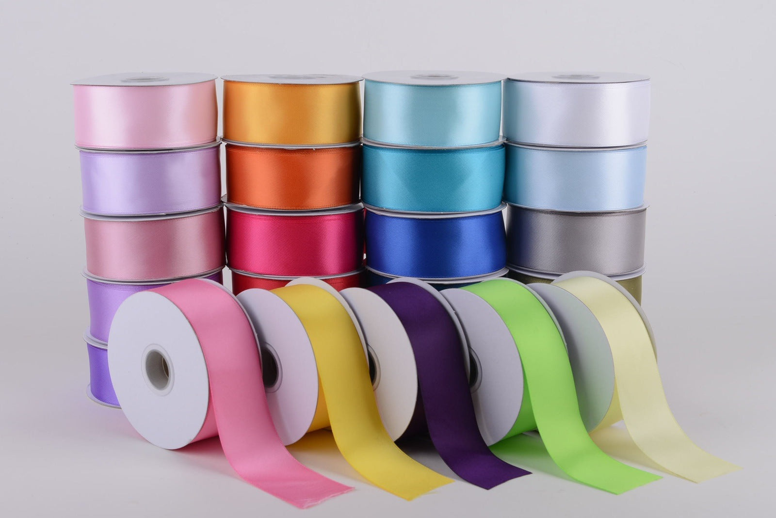 1-1/2 Inch x 25 Yards Double Faced/Sided Satin Ribbon | BBCrafts ...