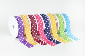 Grosgrain Ribbon Polka Dot BBCrafts.com