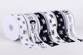 Grosgrain Ribbon Skull Design BBCrafts.com