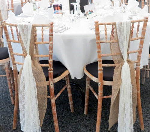 Lace Chair Sashes BBCrafts.com