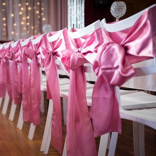 Satin Chair Sashes Wholesale BBCrafts.com