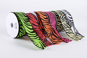 Satin Ribbons Animal Print BBCrafts.com