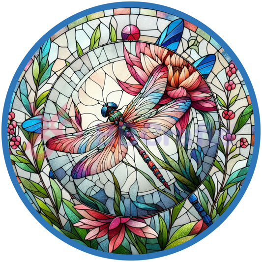 Dragonfly Metal / Vinyl Sign - Made in USA