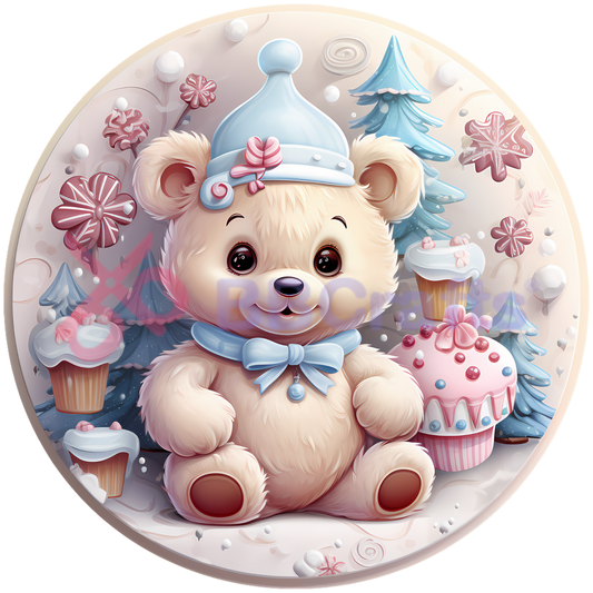 Teddy Bear Metal / Vinyl Sign - Made in USA