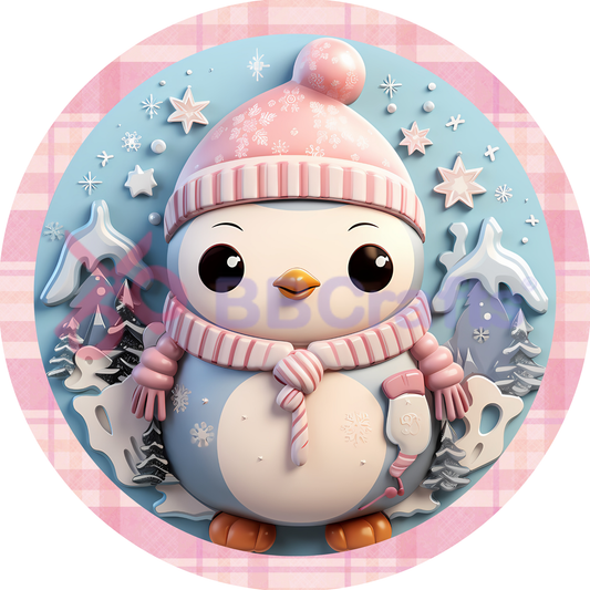 Penguin Metal / Vinyl Sign - Made in USA