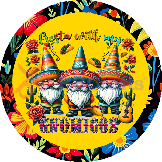 Gnomes Metal / Vinyl Sign - Made in USA