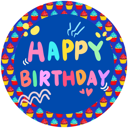 Happy Birthday Metal / Vinyl Sign - Made in USA