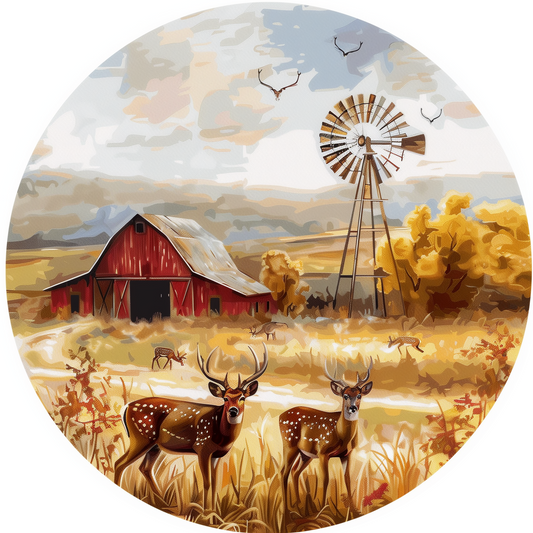 Deer's Metal / Vinyl Sign - Made in USA