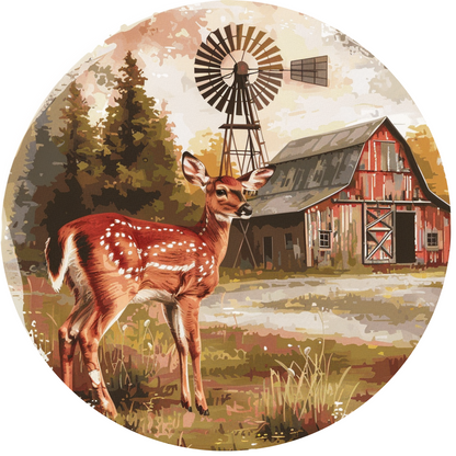 Deer Accent Sign - Made in USA